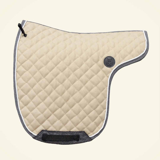 <tc>English saddle pad, 100% wool</tc>