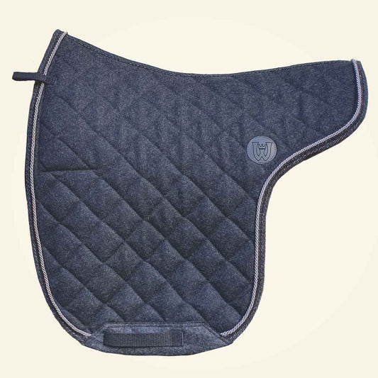 <tc>English saddle pad, 100% wool</tc>